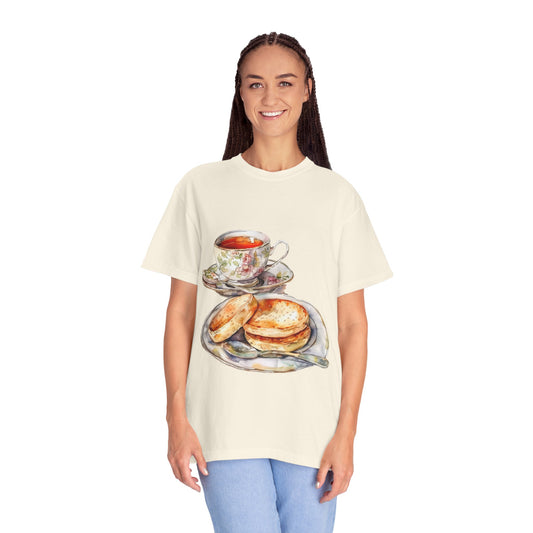 Unisex Garment-Dyed T-shirt - Sunday Roasts & Afternoon Tea - The Heart of British Cuisine