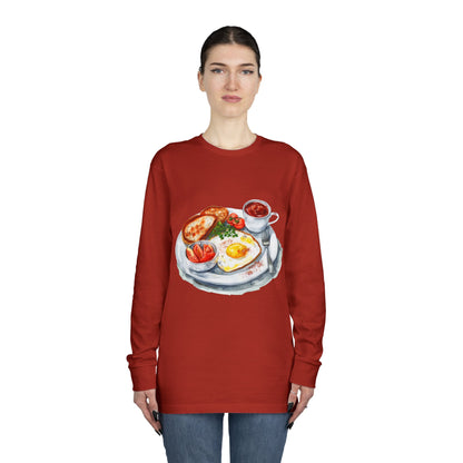 Long Sleeve Crewneck Tee - British Royal Cuisine
