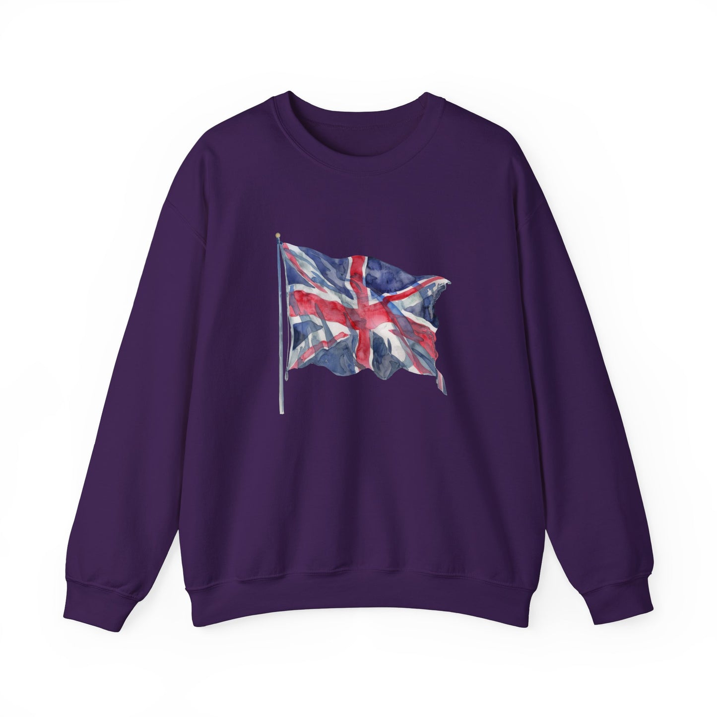 Unisex Heavy Blend™ Crewneck Sweatshirt Elegant - British Flag