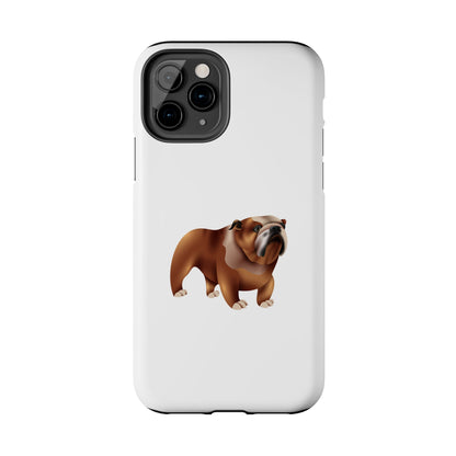 Bulldog Tough Phone Case, Durable Dog Lover Accessory, Pet-Themed Phone Cover, Unique Gift for Dog Owners, Cute Pet Cases
