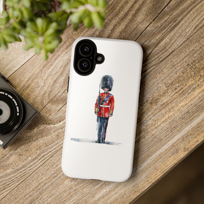 British Royal Guard Phone Case - Tough Cases, Unique Phone Cover, Gift for Her, Cute Accessory, British Soldier Design