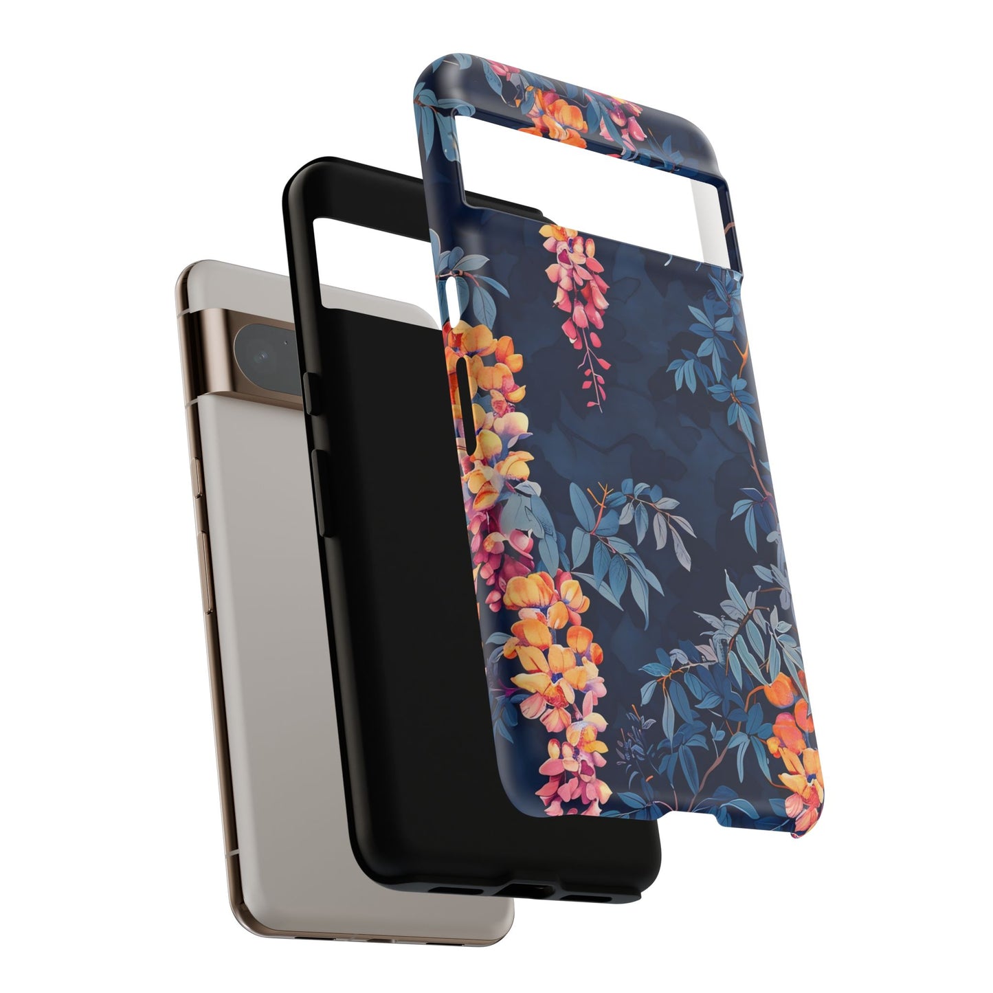 Floral iPhone Case, Tough Phone Cover, Gift for Her, Nature Lover Accessory, Spring Decor, Unique Floral Design