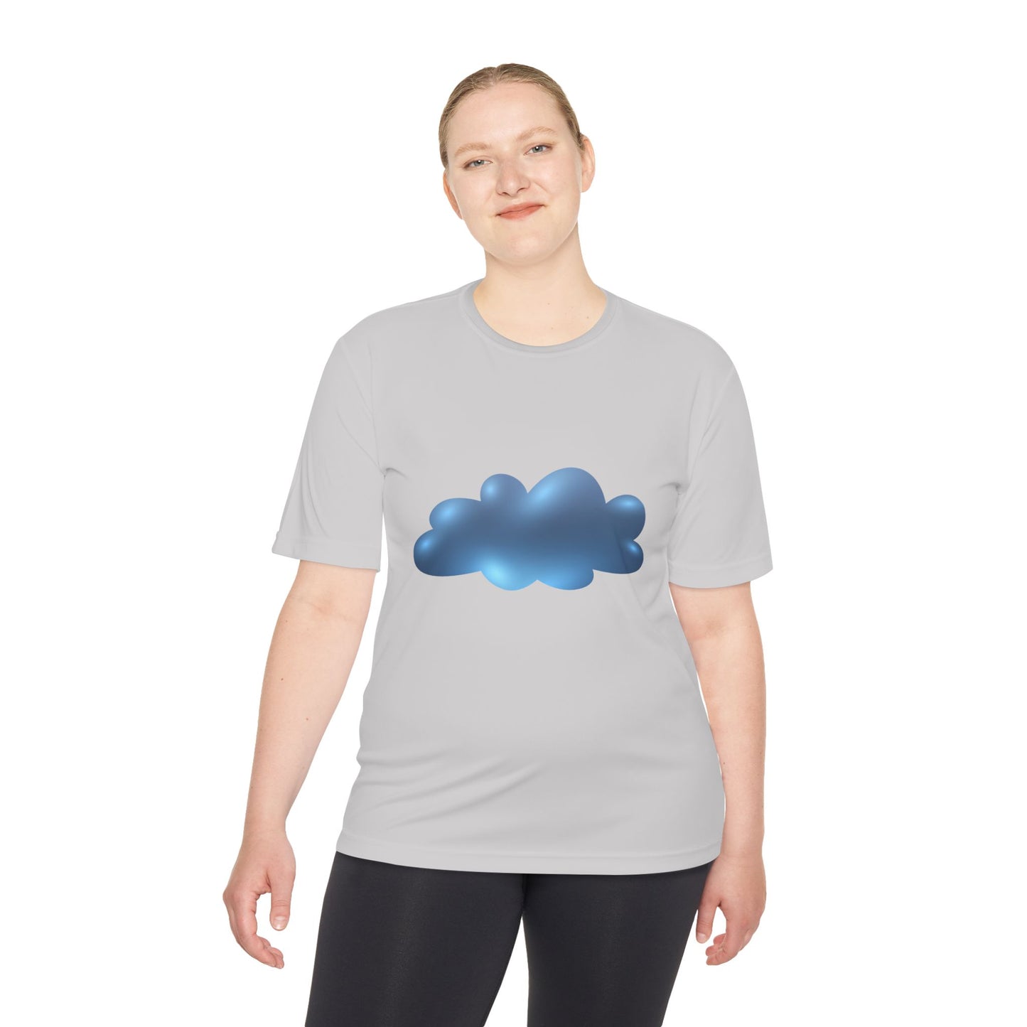 Unisex Moisture Wicking Tee - Majestic Cloudscape Wall Art Print