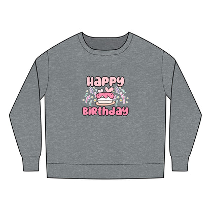 Toddler Sweatshirt - Wild Birthday Vibes Leopard Print PNG