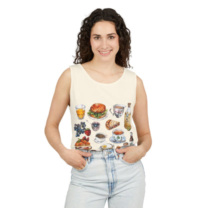Unisex Garment-Dyed Tank Top - England’s Finest Symbols and Icons