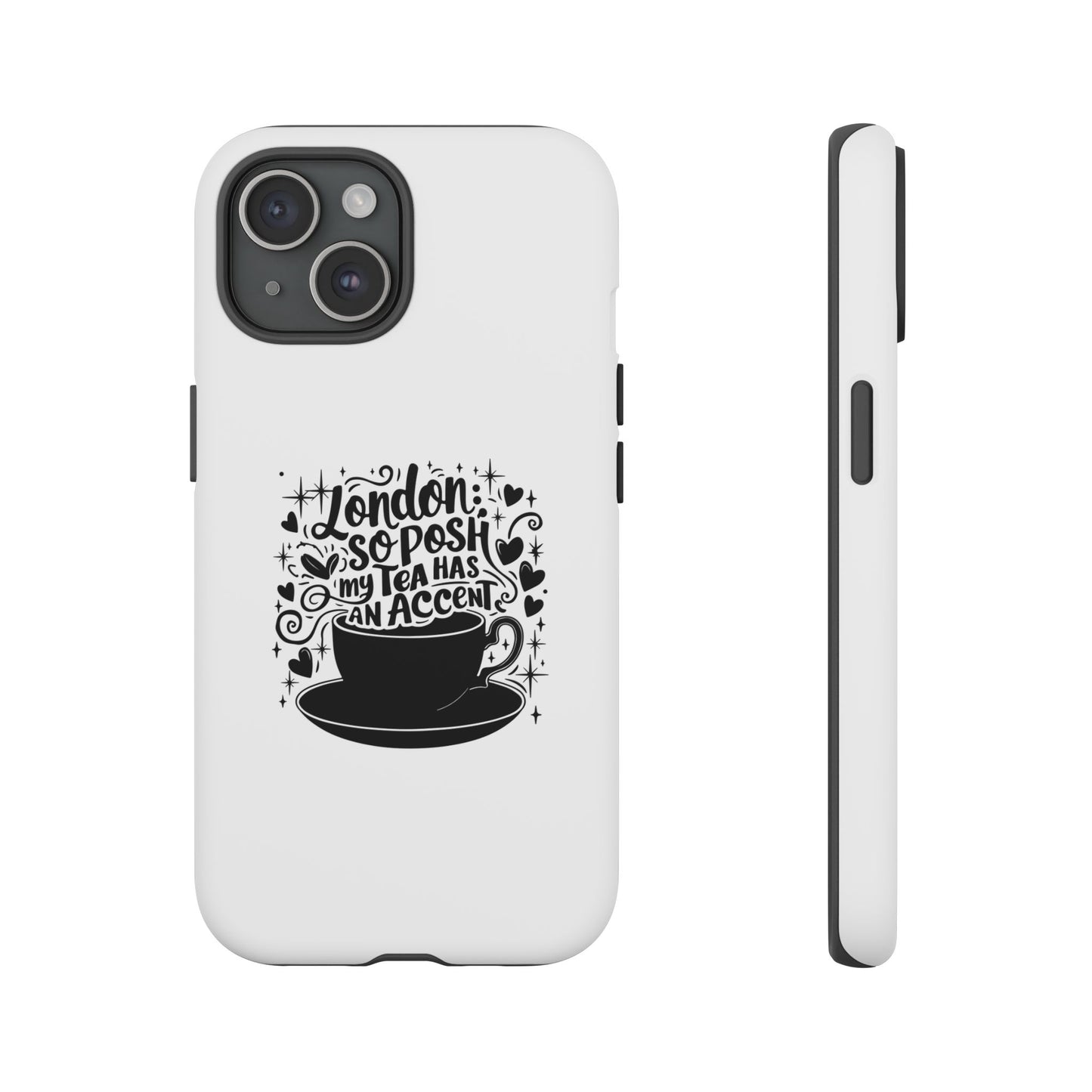 Posh Tea iPhone Case - London Accent Design