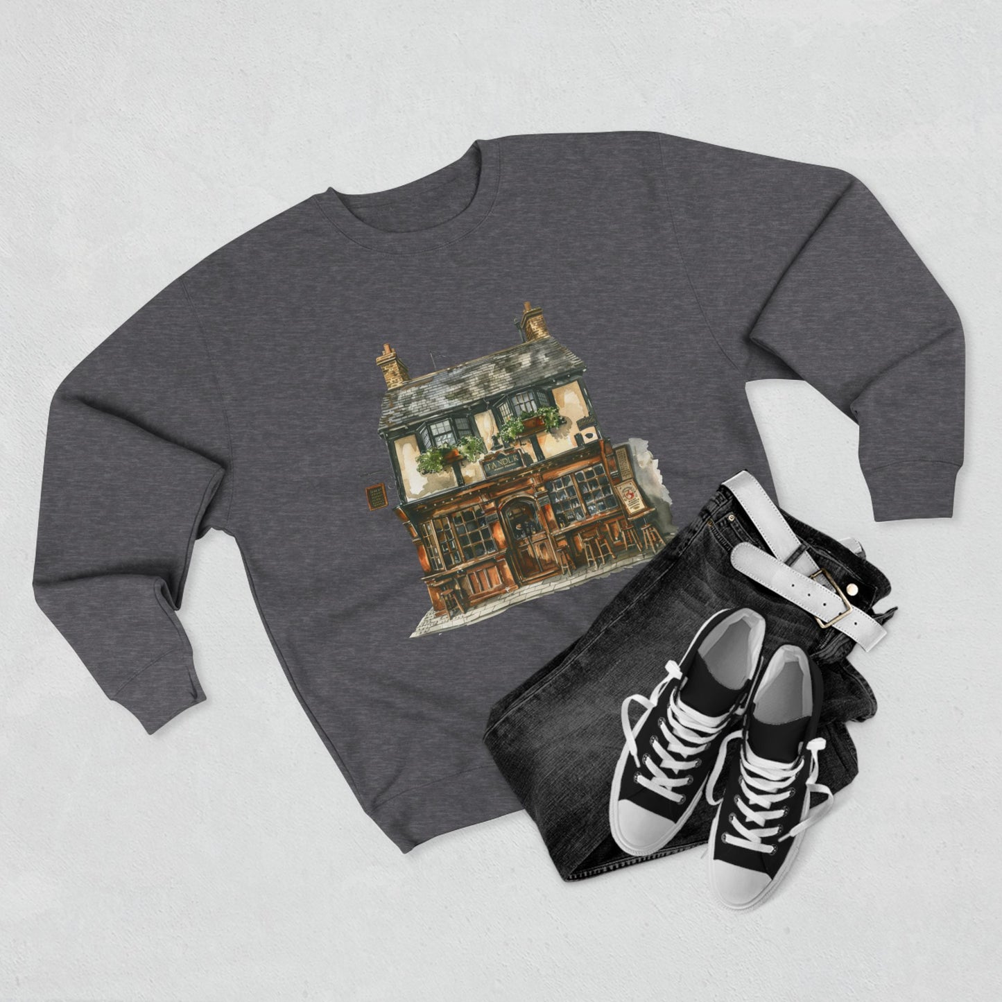 Unisex Crewneck Sweatshirt - British Traditional House