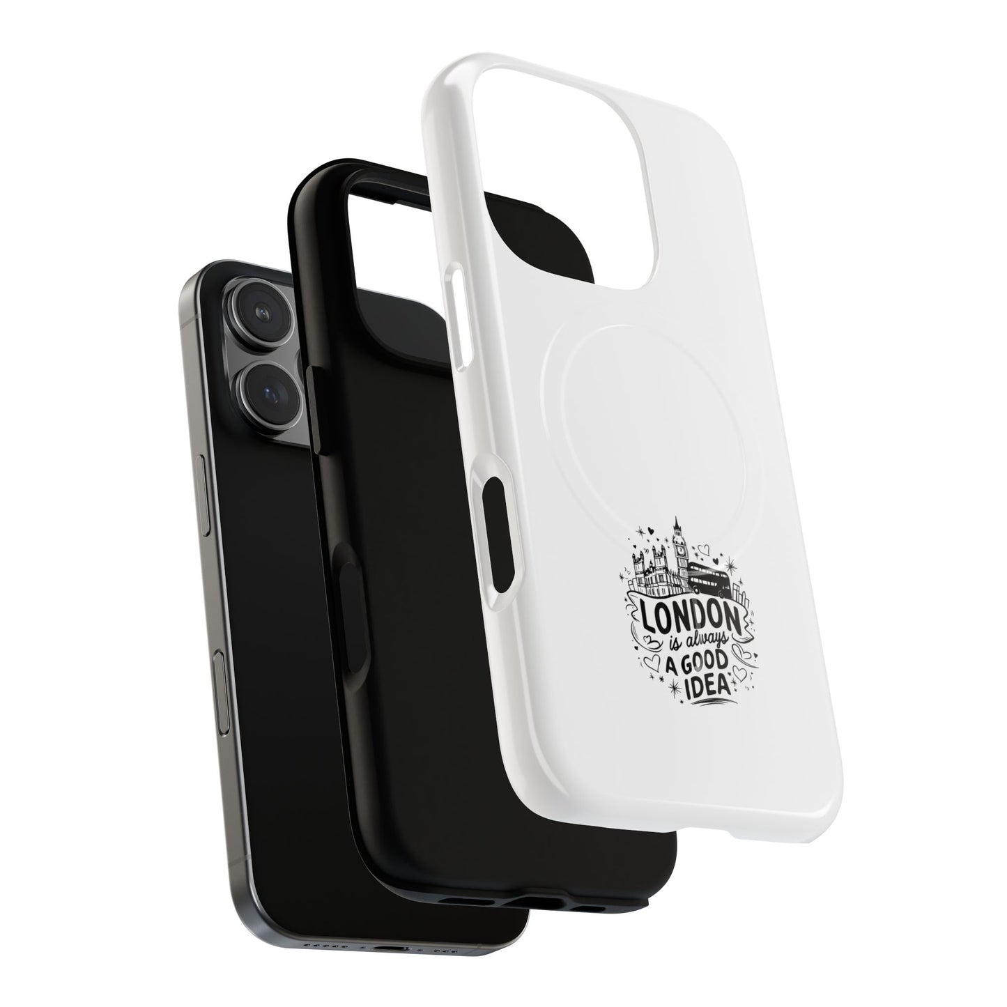 Tough Magnetic Phone Cases - London Is Always A Good Idea, Custom Phone Covers, Travel Gifts, Modern Phone Cases, Durable Cases, [...]