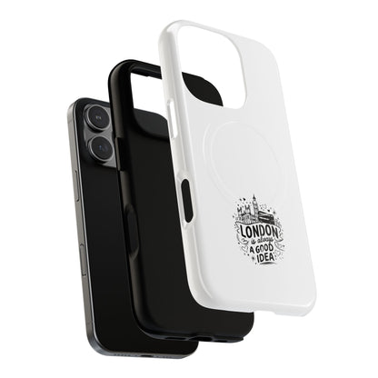 Tough Magnetic Phone Cases - London Is Always A Good Idea, Custom Phone Covers, Travel Gifts, Modern Phone Cases, Durable Cases, [...]