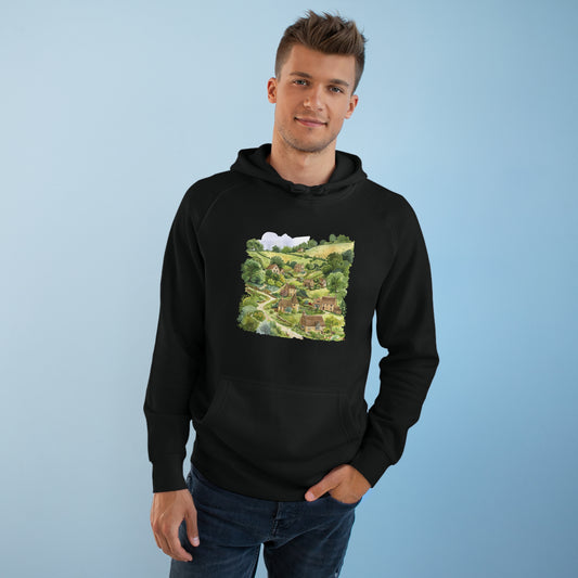 Unisex Hoodie - British Culture and Natural Beauty