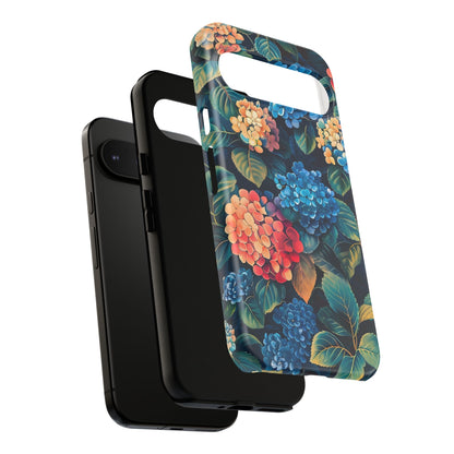 Floral Phone Case, Stylish Tough Case for Gardener Gift, Flower Lover Accessory, Pretty Floral Design, Protective Case
