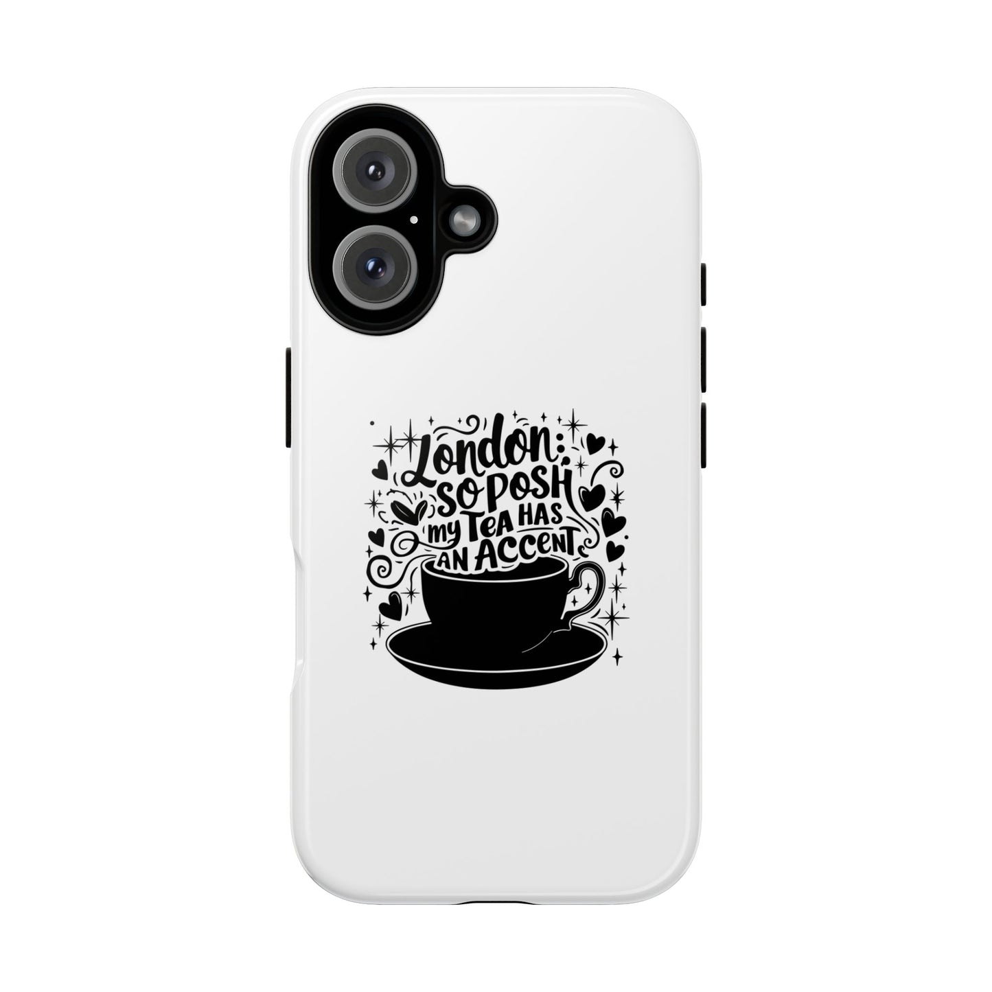 Posh Tea iPhone Case - London Accent Design