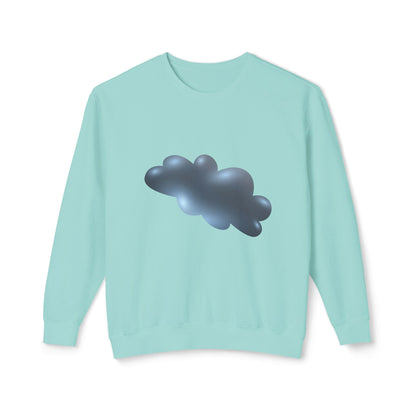 Unisex Lightweight Crewneck Sweatshirt - Serene Cloudscape Dreamy Cloud Design