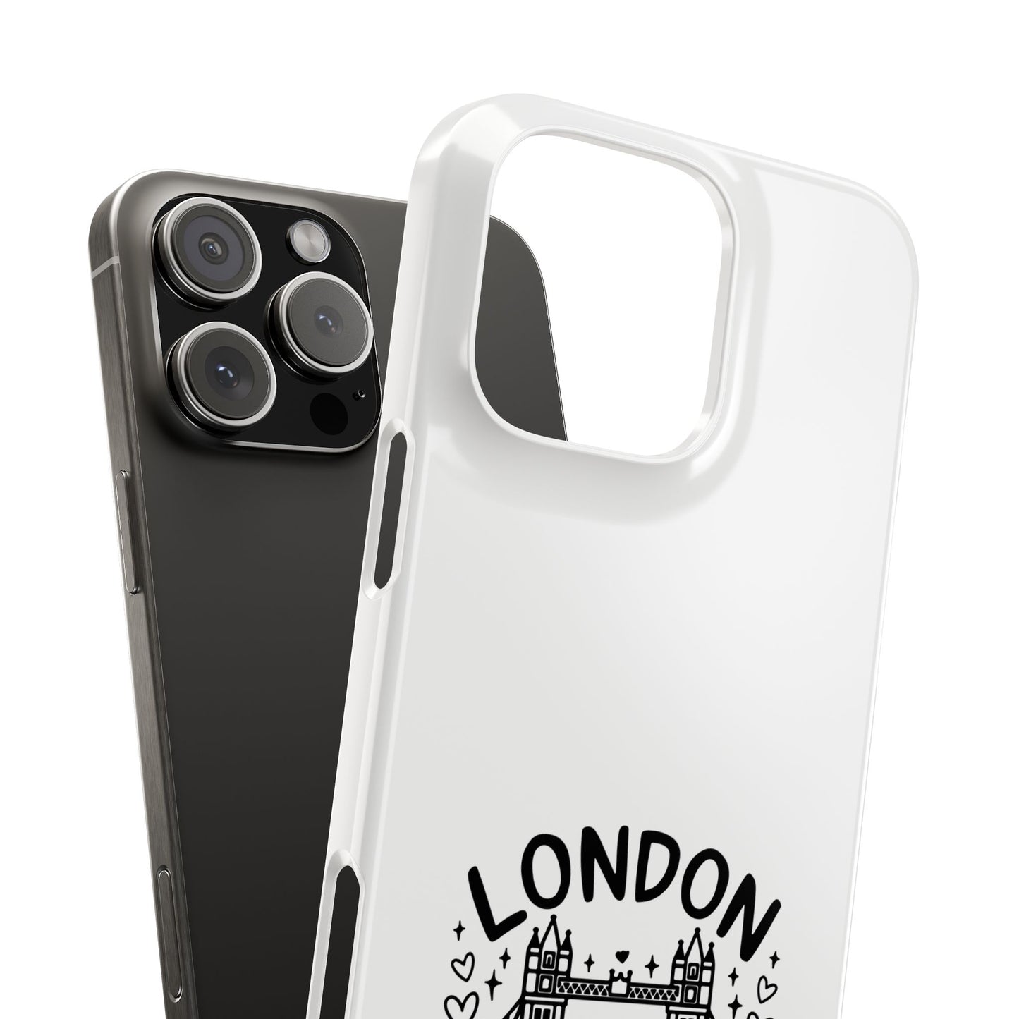 London Vacation Slim Phone Case, Travel Gifts, City Lovers Accessories, Adventure Phone Cover, London Theme Case, Souvenir Mobile Case
