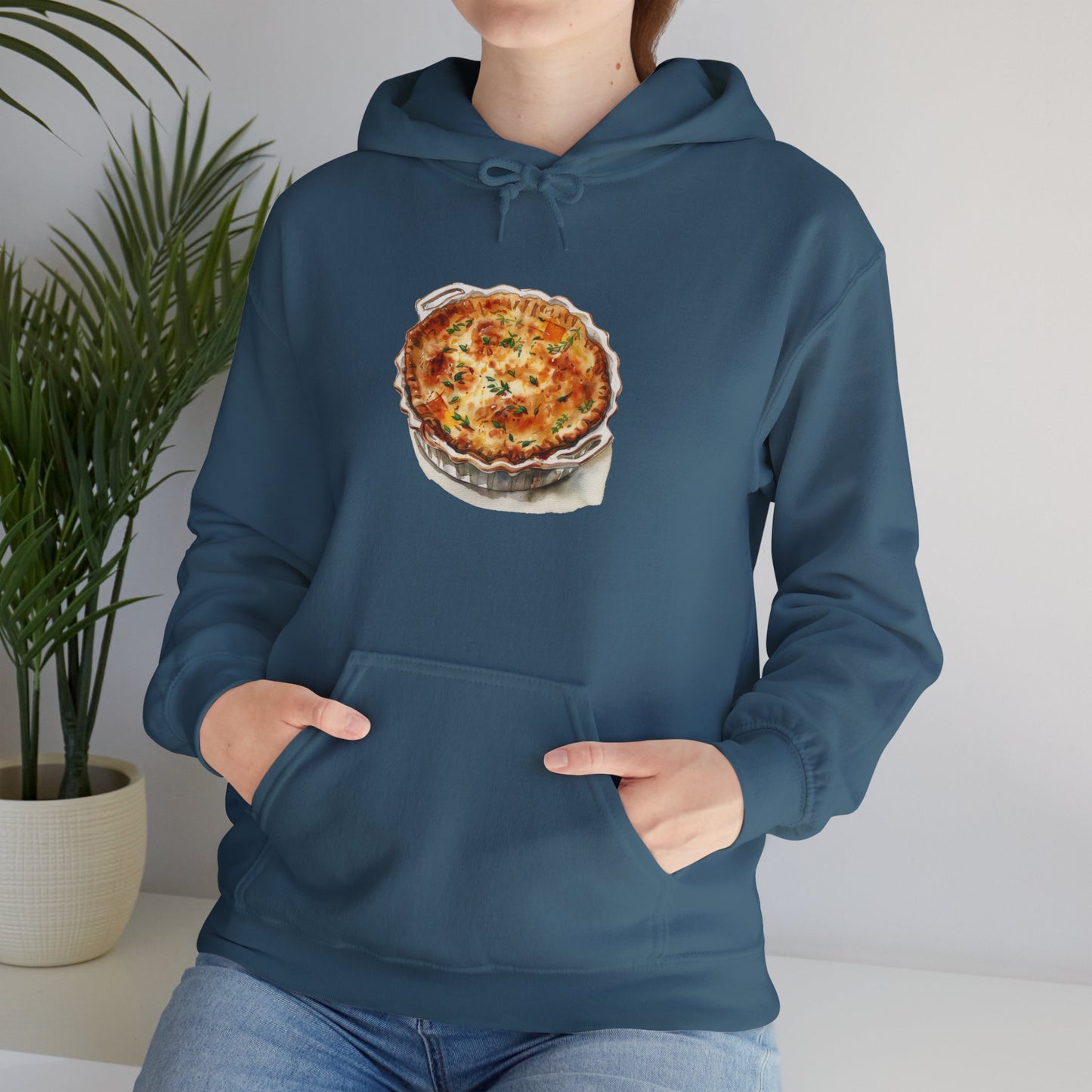 Unisex Heavy Blend™ Hooded Sweatshirt - Savor the Majesty - Iconic British Royal Foods