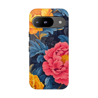 Floral Phone Case, Tough Cases, Stylish Mobile Cover, Gifts for Her, Phone Accessories, Unique Flower Design