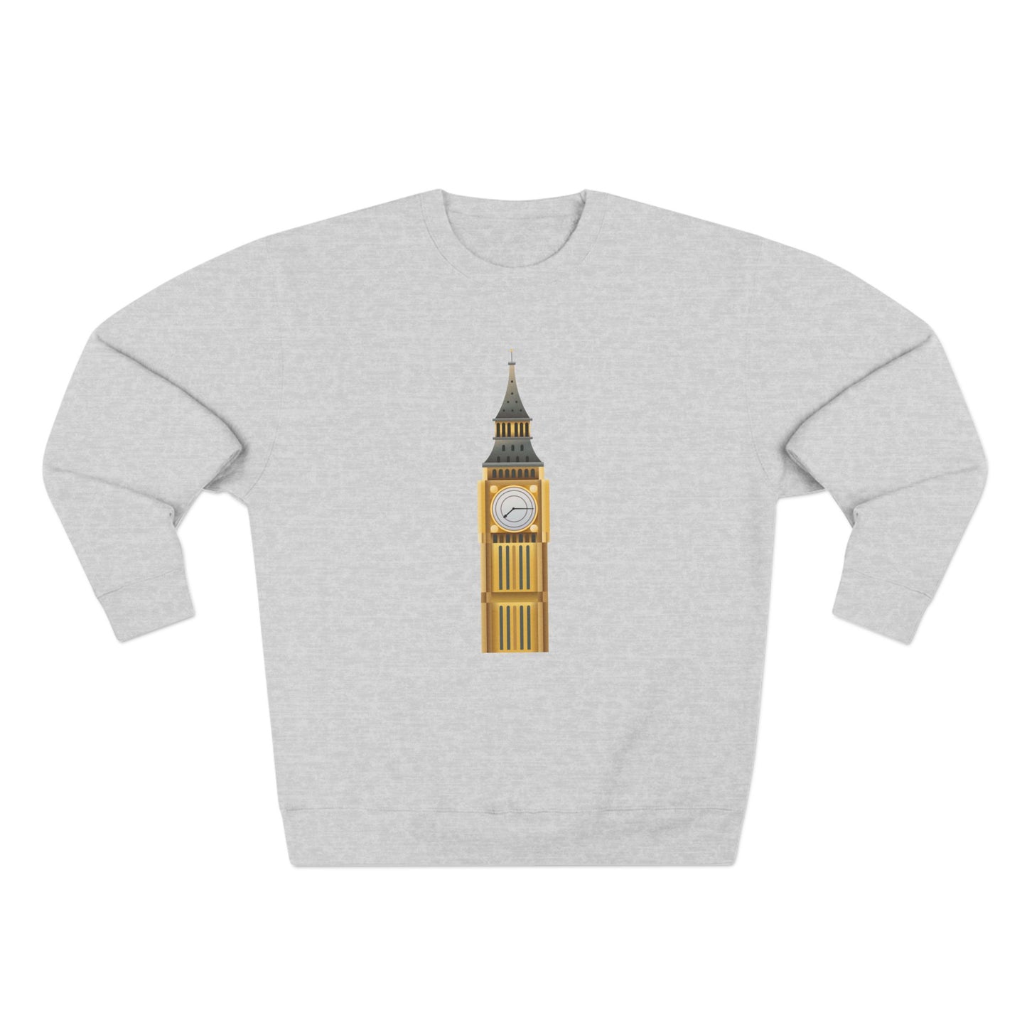 Unisex Crewneck Sweatshirt - Iconic Big Ben Clock Tower