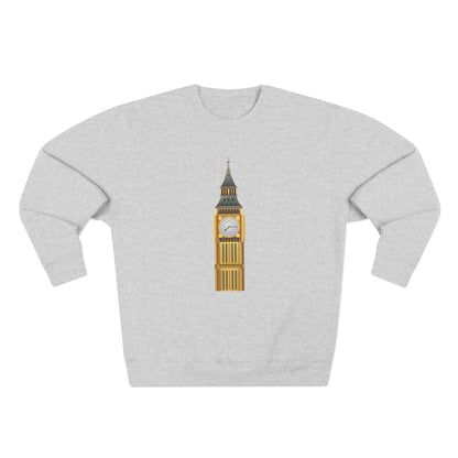 Unisex Crewneck Sweatshirt - Iconic Big Ben Clock Tower