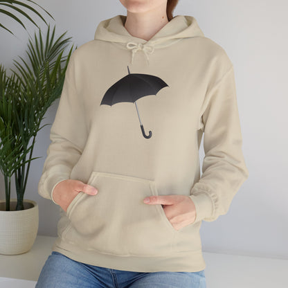 Unisex Heavy Blend™ Hooded Sweatshirt - Regal Royal Umbrella - Elegant and Majestic
