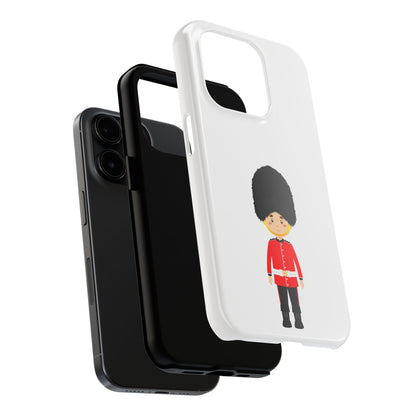 Guarding Style Tough Phone Cases, London Guard Design, Durable Phone Protection, Gift for Travelers, Unique Cell Phone Covers