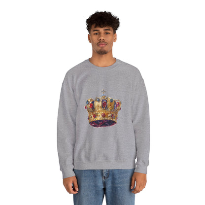 Unisex Heavy Blend™ Crewneck Sweatshirt High Grade - British Royal Crown