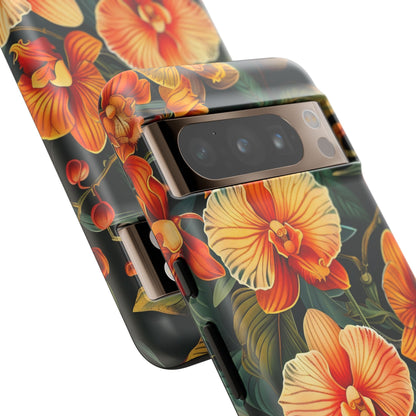 Floral Phone Case - Tough Cases, Protective Cover, Gift for Her, Smartphone Accessory, Floral Design, Nature-Inspired