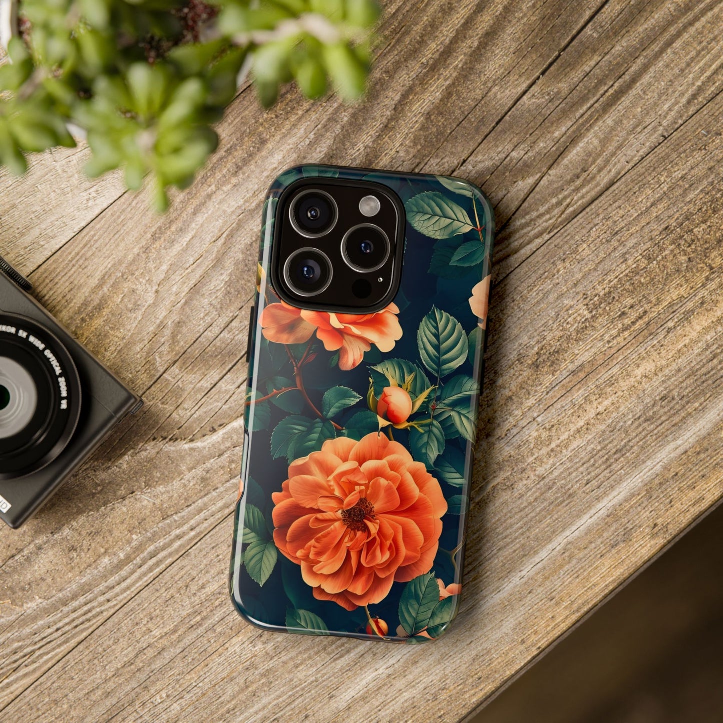 Floral Phone Case, Tough Cases for Nature Lovers, Botanical Design, Phone Protection, Gift for Her, Trending Floral Accessories