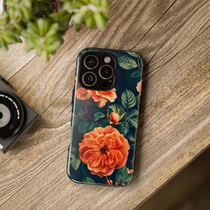 Floral Phone Case, Tough Cases for Nature Lovers, Botanical Design, Phone Protection, Gift for Her, Trending Floral Accessories