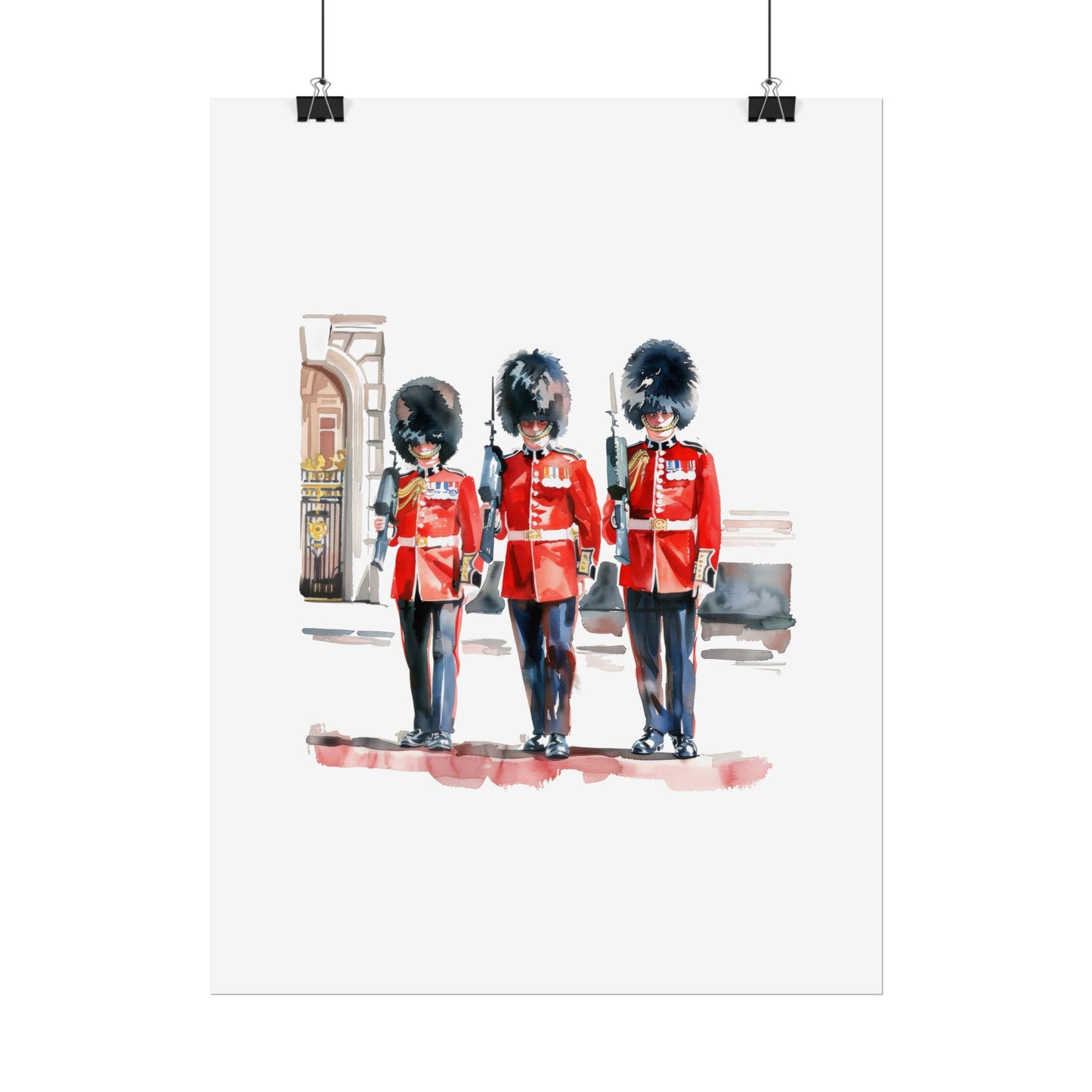 London Guard Roll-Up Posters, British Soldier Art Prints, Home Decor, Travel Gifts, Wall Art for Various Occasions