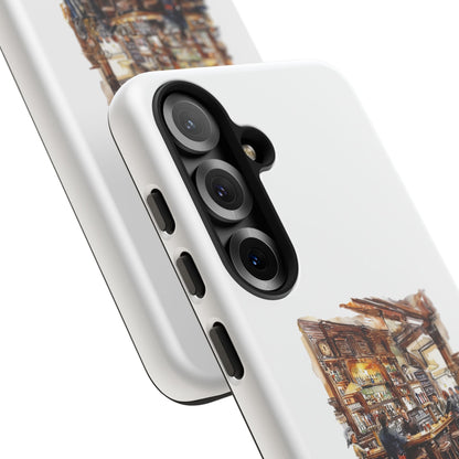Artistic Phone Case - Cozy Pub Design