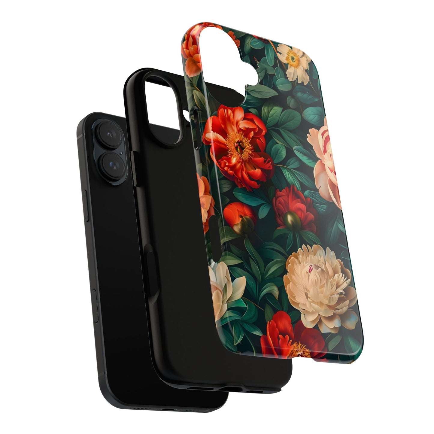 Floral Phone Case - Tough Cases, Vibrant Protection, Gift for Her, Cute Floral Design, Trendy Accessory, Perfect for Spring