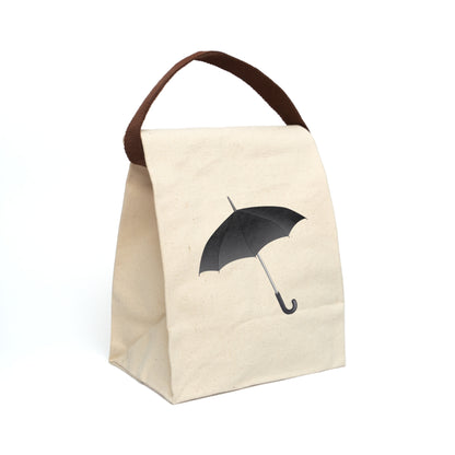 The Umbrella  Canvas Lunch Bag With Strap