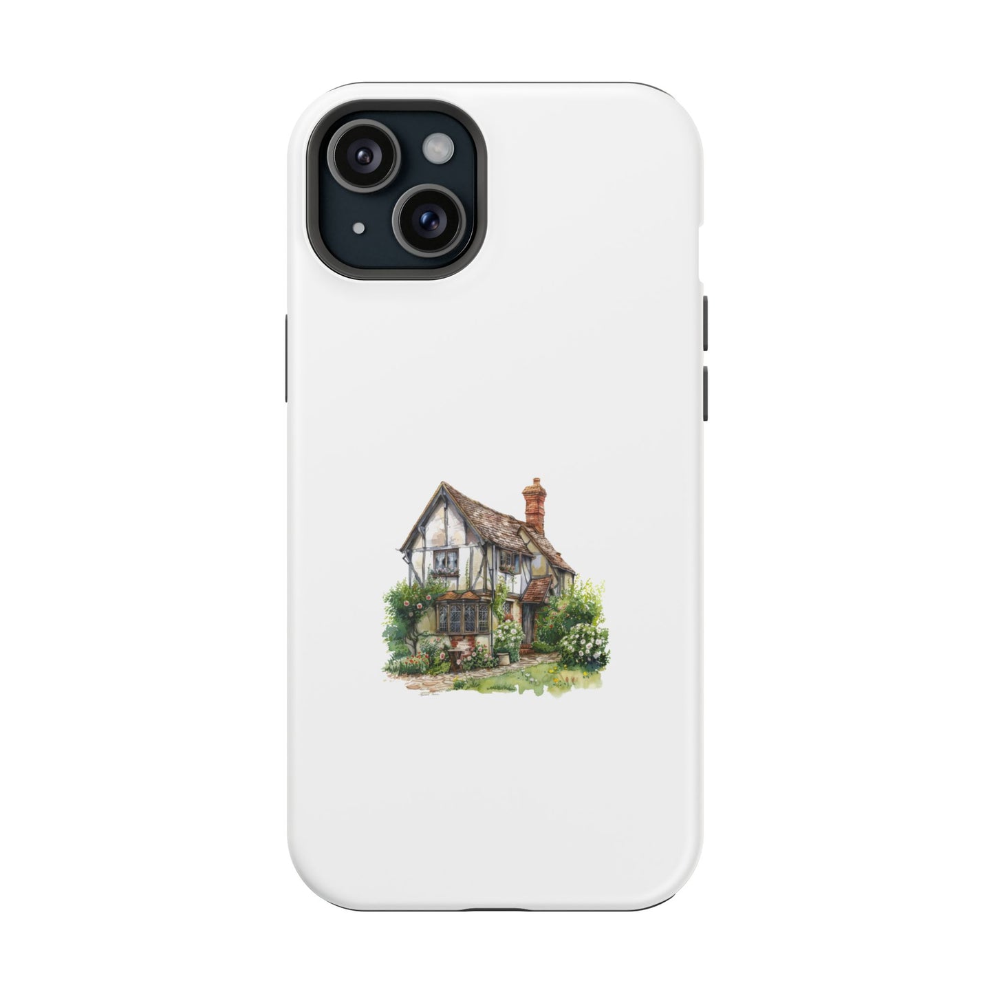 Magnetic Phone Cases, Whimsical Cottage Design, Unique Gift, Phone Accessory, Artful Cases for Nature Lovers, Customized Options