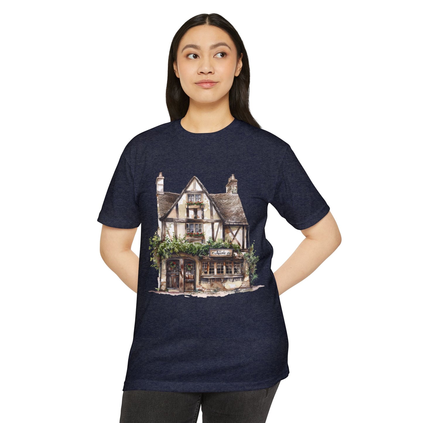 Unisex CVC Jersey T-shirt - Timeless Living - The British Village House Experience