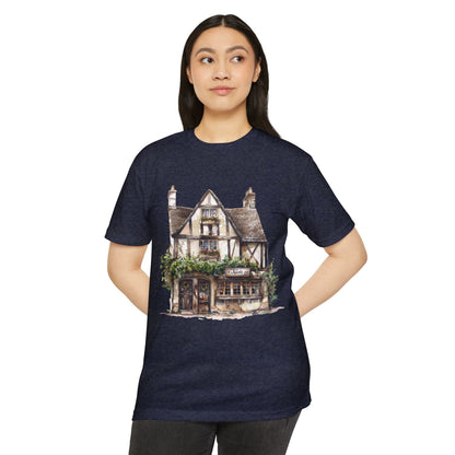 Unisex CVC Jersey T-shirt - Timeless Living - The British Village House Experience