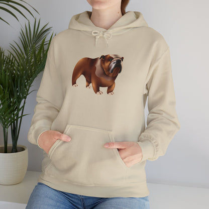 Unisex Heavy Blend™ Hooded Sweatshirt - Adorable British Dog