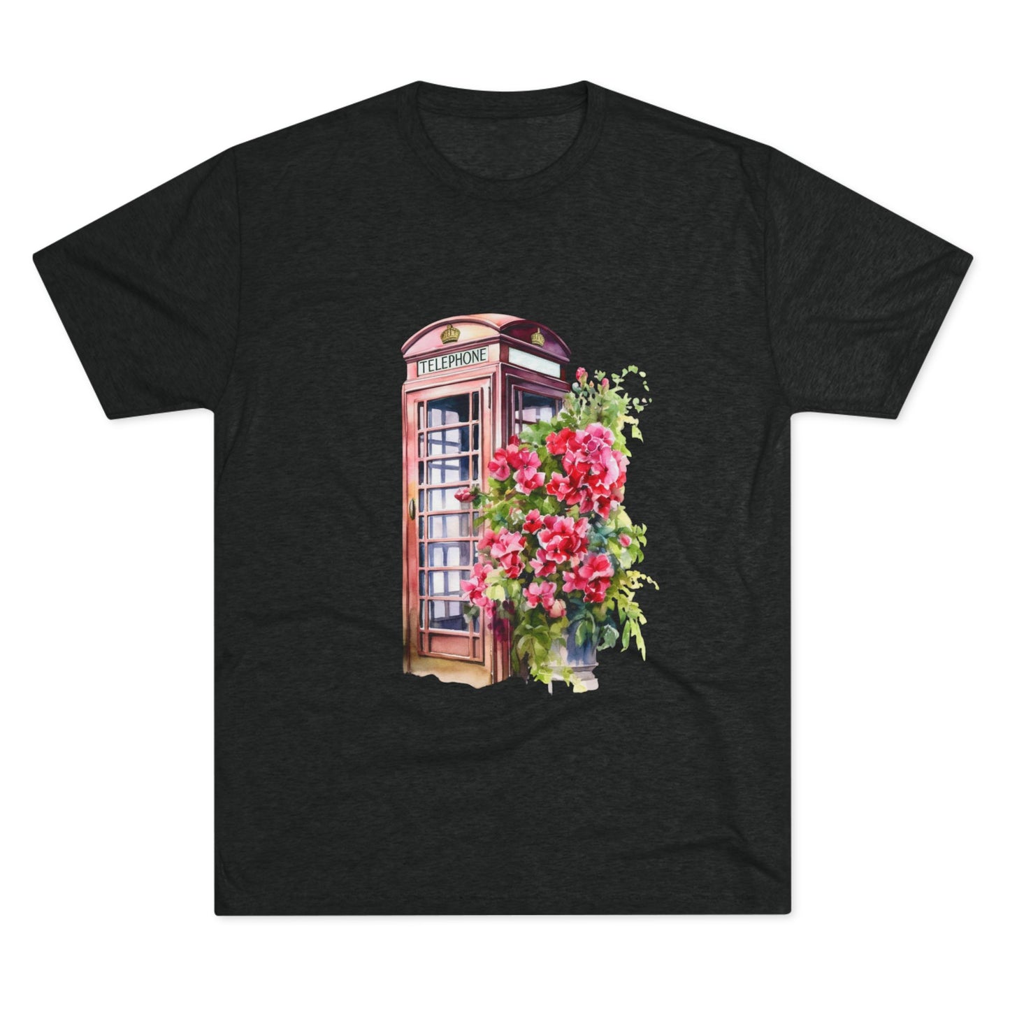 London Aesthetic Trendy Unisex Tri-Blend Crew Tee
