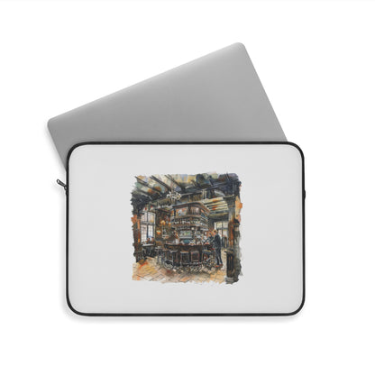 Union Jack Pub Laptop Sleeve