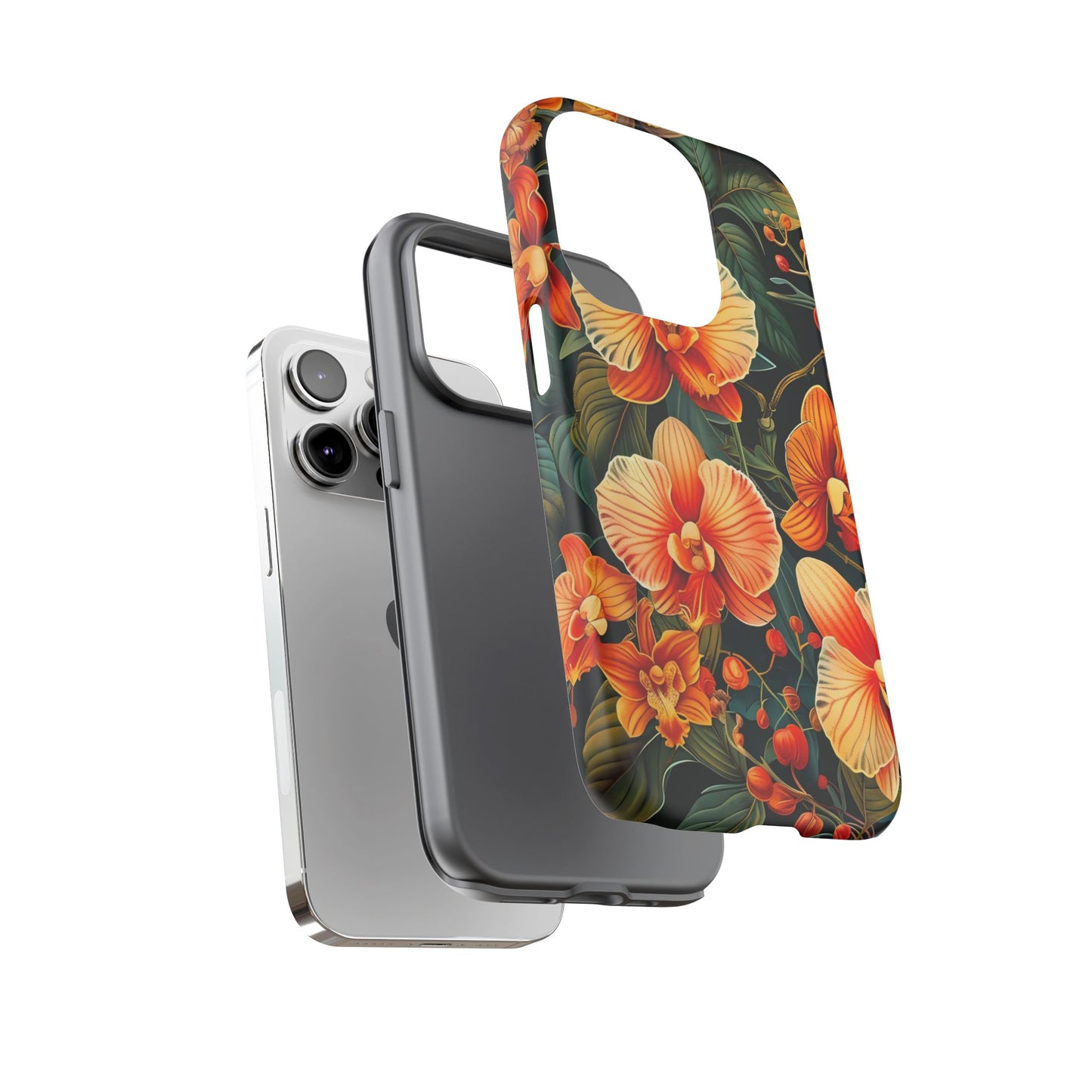 Floral Phone Case - Tough Cases, Protective Cover, Gift for Her, Smartphone Accessory, Floral Design, Nature-Inspired