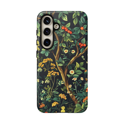 Floral iPhone Case, Nature Inspired Tough Case, Botanical Phone Cover, Eco-Friendly Gift, Unique Floral Design