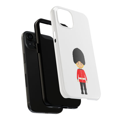 Guarding Style Tough Phone Cases, London Guard Design, Durable Phone Protection, Gift for Travelers, Unique Cell Phone Covers