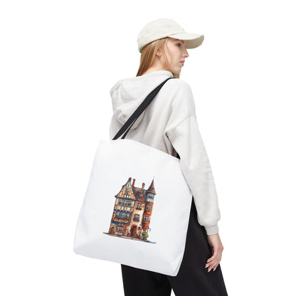 Charming Illustrated Tote Bag, Perfect for Shopping, Beach Days, Eco-Friendly, Gift for Gardeners, Art Lovers, Travel Essential