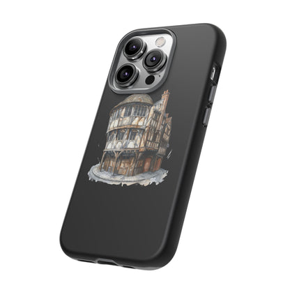 Stylish Phone Case featuring Unique Building Design, Art Lover Gift, Durable Phone Cover, Trendy Gadget Accessory, Unique Gift for Her