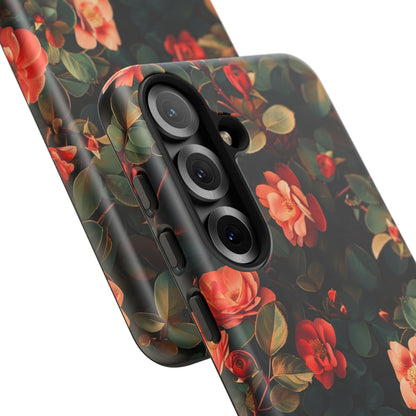 Floral Phone Case - Elegant Floral Design, Tough Protective Case, Perfect Gift for Her, Trendy Phone Accessories, Mother’s Day, Birthday
