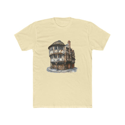 London Pub Interior - Cozy Unisex Cotton Crew Tee