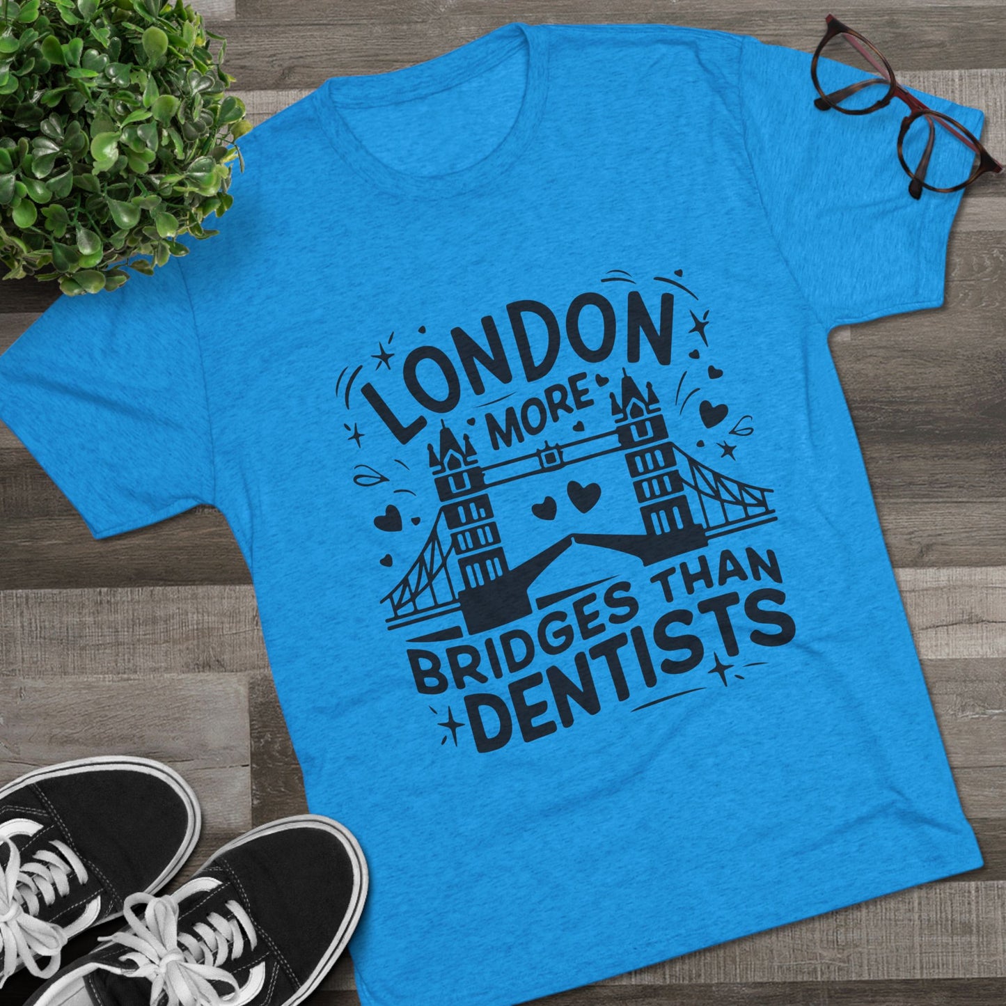 London is having more Brigdes Elegant Unisex Tri-Blend Crew Tee