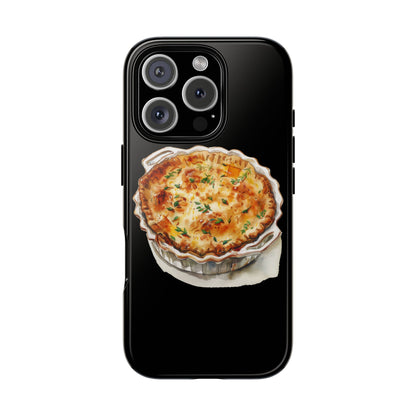 Quiche Phone Case - Funky Kitchen Decor, Foodie Gift, Chef Accessories, Culinary Art, Quirky Phone Cover