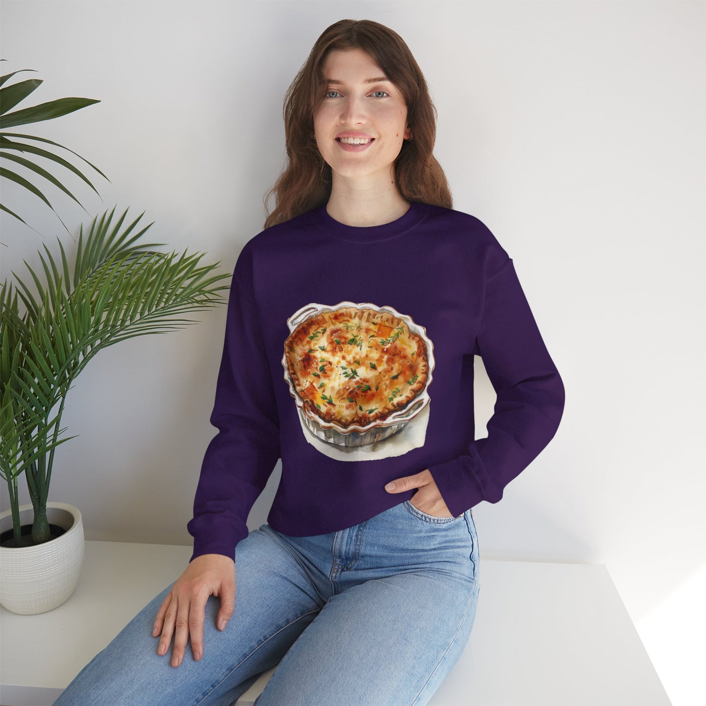 Unisex Heavy Blend™ Crewneck Sweatshirt - A Taste of the Crown - British Royal Food Heritage