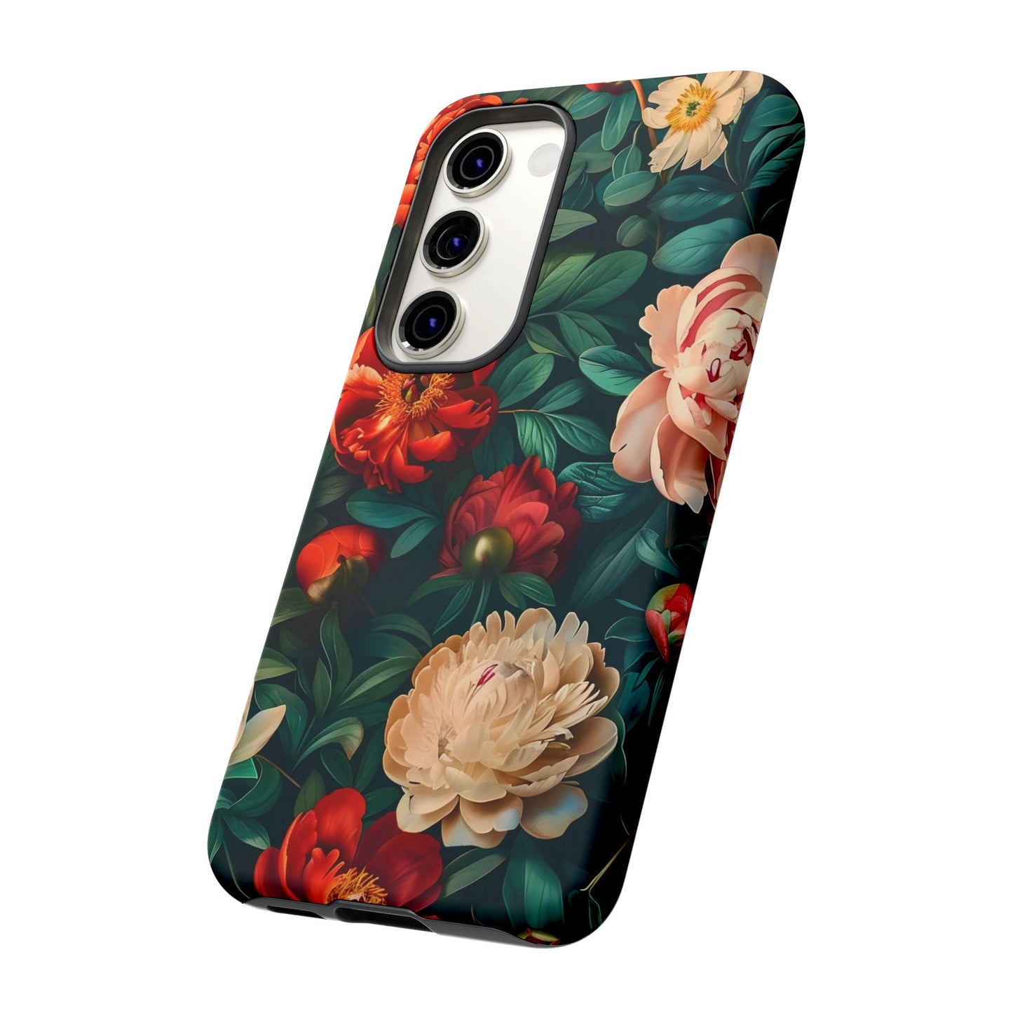 Floral Phone Case - Tough Cases, Vibrant Protection, Gift for Her, Cute Floral Design, Trendy Accessory, Perfect for Spring