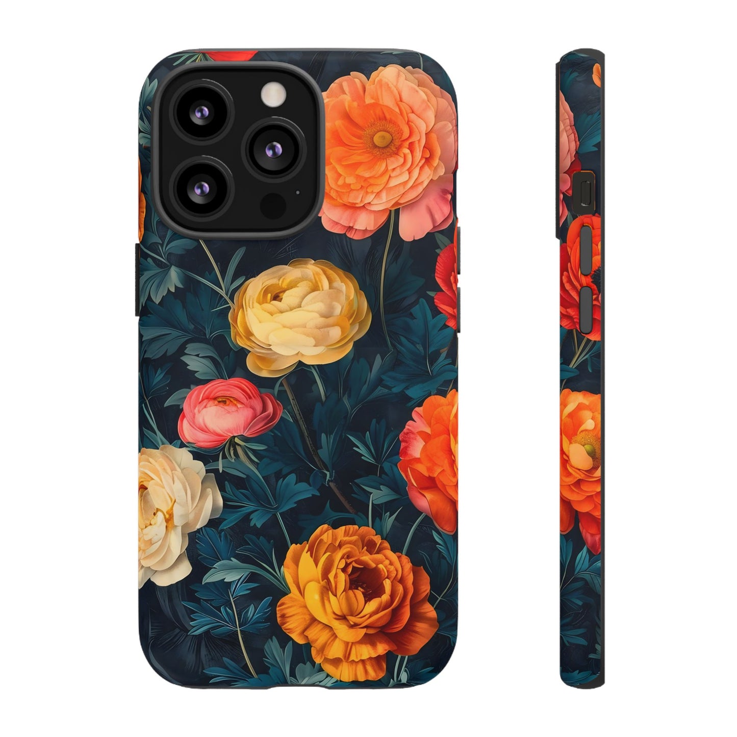 Floral Phone Case, Tough Cases for Phone Protection, Gift for Flower Lovers, Floral Designs, Spring Decor